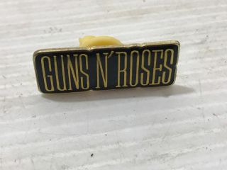 Guns & Roses Vintage Pin Metal Pinback Badge Axl Rose Slash Logo
