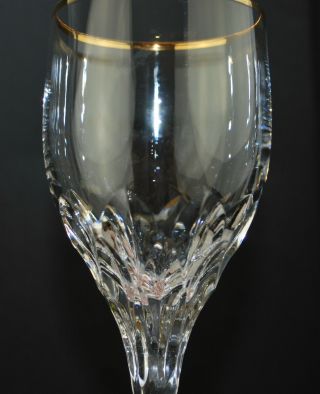 Gorham DIAMOND GOLD Fine Crystal Set of 2 glasses 3