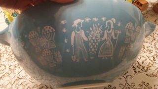 Corelle Pyrex Amish Butterprint Cinderella Bowls.  444 4qt & 443 2.  qt EXC s9 2