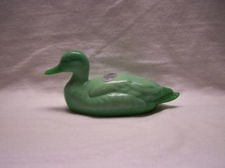 Fenton Chameleon Green Mallard Duck