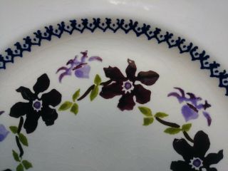 Nicholas Mosse Pottery 10 3/4 inch Dinner Plate in Clematis Pattern $45.  99 2