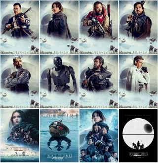 12 Rogue One: A Star Wars Story 2016 Mirror Surface Postcard Promo Card Poster B