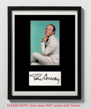 Tim Conway Matted Autograph & Photo The Carol Burnett Show Mchale 