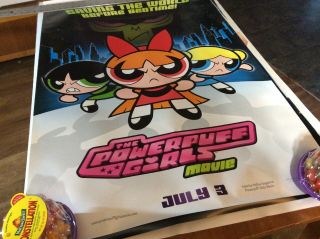 The Powerpuff Girls Movie Ds Rolled Adv Orig 1sh Movie Poster Mojo Jojo (2002)