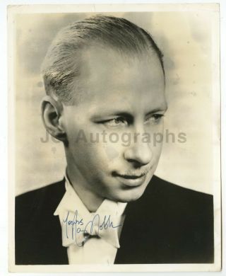 Ray Noble - English Bandleader,  Composer - Signed 8x10 Photograph