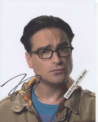 Johnny Galecki " The Big Bang Theory " In Person Signed 8x10 Color Photo