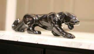 Perfect - Vintage Royal Haeger 24  Black Panther " - Mid - Century Figurine