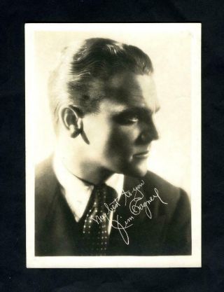 Vintage James Cagney " Fan Photo " 1930 