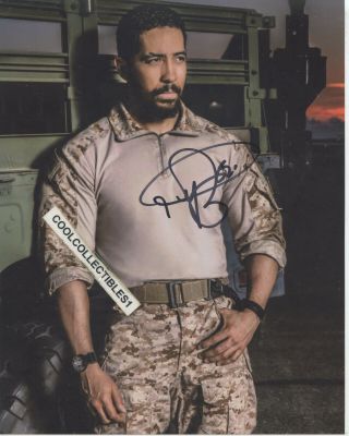 Neil Brown Jr Of " Seal Team " In Person Signed 8x10 Color Photo