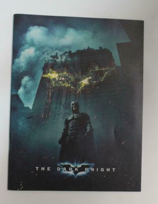 A1243 The Dark Knight Japanese Movie Pamphlet Program Japan Book