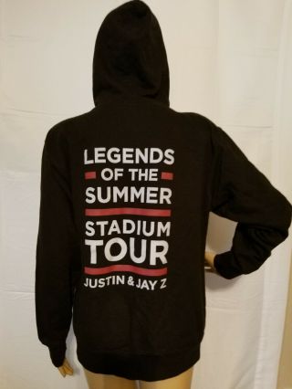Justin Timberlake Jay - Z Legends Of Summer Concert Tour Hoodie Sweatshirt Small
