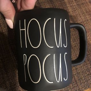 Rae Dunn - Hocus Pocus - Coffee Mug Halloween - Hard To Find Rare Black