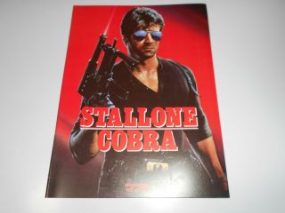 Cobra Sylvester Stallone 1980 Japan Movie Program Book George Pan Cosmatos