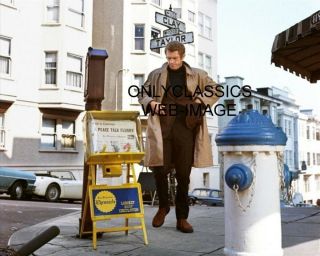 Cool Tough Guy Steve Mcqueen Detective Bullitt 8x10 Movie Photo San Francisco Ca