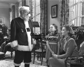 1947 " Miracle On 34th Street " Photo Santa Clause Natalie Wood Maureen O 