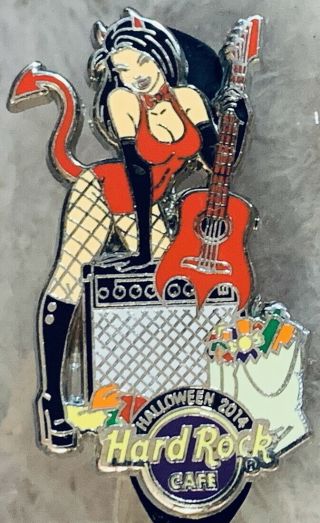 Hard Rock Cafe Online 2014 Halloween Girl Series Pin 2/3 Sexy Devil Le50 80680