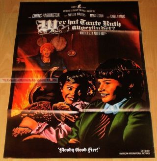 Shelley Winters - Whoever Slew Auntie Roo? Horror Rare German Orig Poster