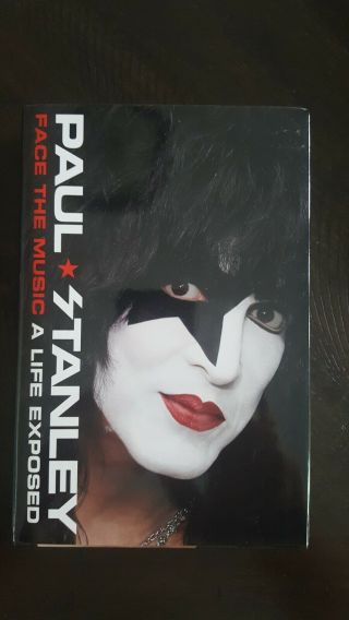 Kiss Paul Stanley Signed Book Behind The Mask
