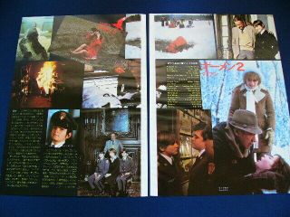 1970s - 80s Damien: Omen Ii & The Final Conflict Japan 6 Clippings Very Rare
