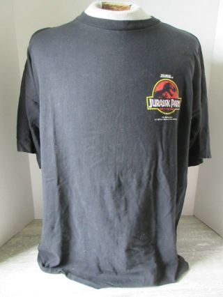 Vintage 1993 Steven Spielberg Jurassic Park T - Shirt Large
