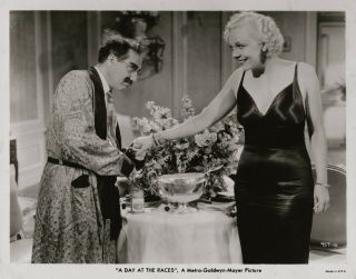 Groucho Marx,  Esther Muir 1937 Scene Still.  A Day At The Races