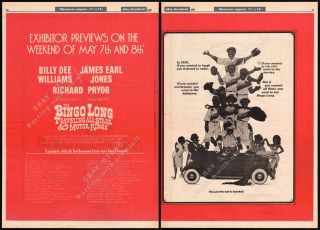 The Bingo Long Traveling All - Stars & Motor Kings_original 1976 Trade Ad/ Poster