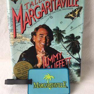 Jimmy Buffett Tales From Margaritaville Book And Luggage Tag Parrot Head Music