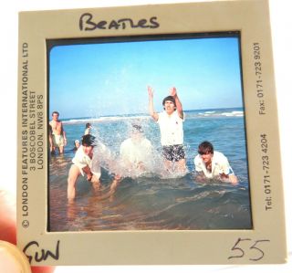 Beatles 70mm Slide Negative - Uk & Us Archive - Rare Promo Miami 1964