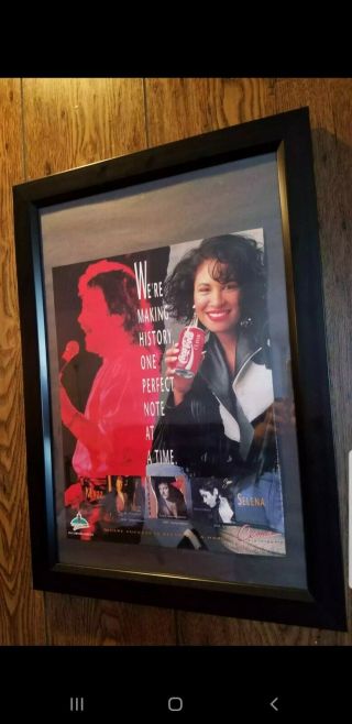 Selena Quintanilla Coca - Cola Poster