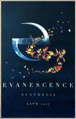 Evanescence Synthesis Tour 2017 Ltd Ed Rare Poster,  Rock Metal Poster