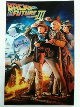 Bob Gale Hand Signed Autograph 4x6 Photo - Back To The Future Producer,  Writer