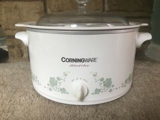 Corningware Electrics Callaway Ivy 6 Quart Crock Pot Slow Cooker Corning Ware