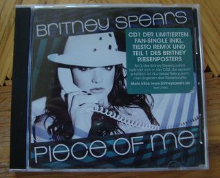 Britney Spears Piece Of Me Cd Single German Rare Baby One More Time Funko Pop