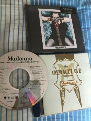 2cd Madonna - Madame X Deluxe [brazilian Edition] Sticker In Portuguese,  Bonus