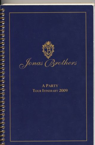 Jonas Brothers - 2008 - Tour - Itinerary