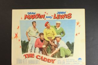 1953 The Caddy Movie Lobby Card Dean Martin & Jerry Lewis