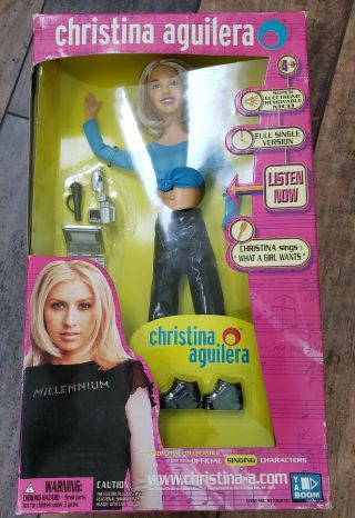 Rare Christina Aguilera " What A Girl Wants " Memorabilia Collectable Doll