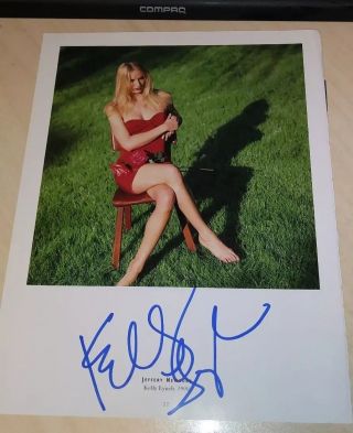 Kelly Lynch Signed Autograph Book Page