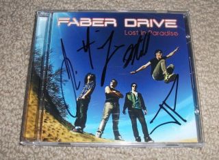 Faber Drive - Signed Lost In Paradise Cd Band Autographed Dave Faber
