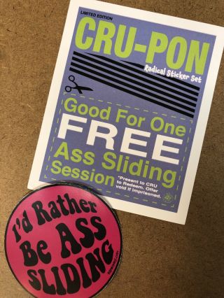 Rad Cru - Pon Collectable Sticker Set 3