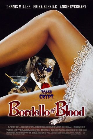 Bordello Of Blood Movie Poster 2 Sided 27x40 Erika Eleniak