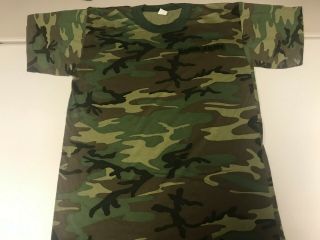 Bush Large Army Sixteen Stone 1995 Camouflage Shirt Gavin Rossdale Authentic