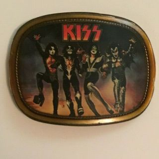 Kiss Destroyer Belt Buckle Pacifica 1977 - Aucoin Vg,