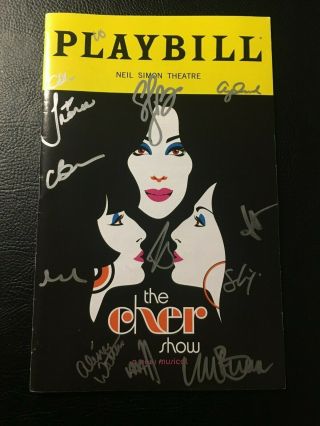 The Cher Show Cast Signed Broadway Playbill