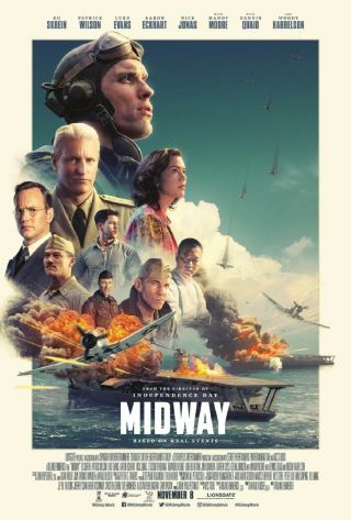 Midway 27 X 40 2019 D/s Movie Poster - Woody Harrelson & Mandy Moore