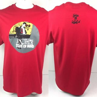 Rare Nwot Social Distortion Another State Of Mind Red T Shirt Mens Xl