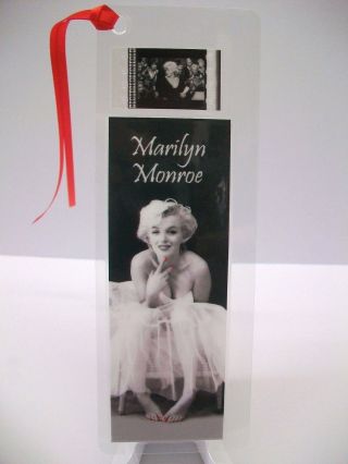 Marilyn Monroe Movie Memorabilia Film Cell Bookmark