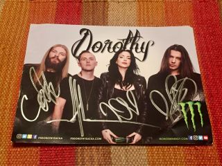 Dorothy (band) Autographed Photo From Rock On The Range 2017