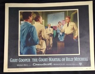 The Court - Martial Of Billy Mitchell 56/12 Lobby Card 1 Color 14 X 11 Movie