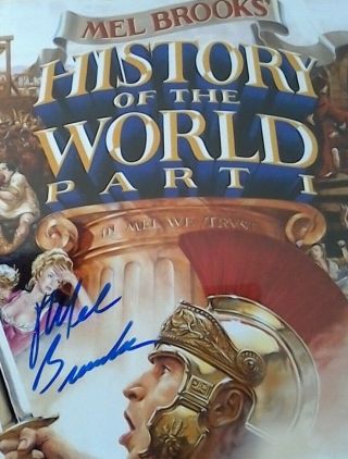 Mel Brooks Signed Autographed 8x10 Photo - History Of The World Part 1 - W/coa